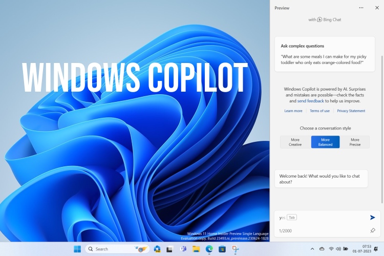 Tahukah kamu sekarang bisa coba windows 11 copilot terbaru