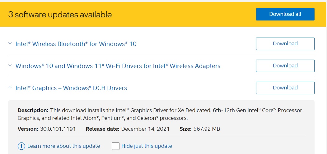 Driver intel untuk windows 10 dapatkan peningkatan performa dirilis minggu depan